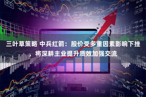 三叶草策略 中兵红箭：股价受多重因素影响下挫，将深耕主业提升质效加强交流